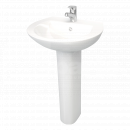 BSC0902 Ace Ceramics Spade 500mm 1TH Basin & Pedestal Pack ```
<!DOCTYPE html>
<html>
<head>
<title>Ace Ceramics Spade 500mm 1TH Basin & Pedestal Pack</title>
</head>
<body>
<h1>Ace Ceramics Spade 500mm 1TH Basin & Pedestal Pack</h1>
<p>Elevate your bathroom\'s elegance with the sleek and modern Ace Ceramics Spade 500mm 1TH Basin & Pedestal Pack. This product combines functionality with style, providing a luxurious feel to any bathroom setting.</p>

<ul>
<li><strong>Ergonomic Design:</strong> The 500mm width basin offers ample space while conserving room in your bathroom.</li>
<li><strong>High-Quality Ceramic:</strong> Constructed from premium white ceramic, ensuring durability and ease of cleaning.</li>
<li><strong>Single Tap Hole (1TH):</strong> Designed for a single mixer tap, providing a clean and modern look.</li>
<li><strong>Full Pedestal:</strong> The full pedestal provides a seamless look and conceals unsightly plumbing.</li>
<li><strong>Pre-Drilled Overflow Hole:</strong> Equipped with an overflow to prevent water spills and offer peace of mind.</li>
<li><strong>Easy Installation:</strong> The product comes with all the necessary fittings for a straightforward installation process.</li>
<li><strong>Versatile Styling:</strong> The simple yet elegant design complements a wide range of bathroom decor.</li>
<li><strong>Product Dimensions:</strong> Basin measures 500mm in width for a compact and efficient profile.</li>
</ul>

<p>Please note that tap and waste are not included and must be purchased separately.</p>

</body>
</html>
``` Ace Ceramics, Spade 500mm, 1TH Basin, Pedestal Pack, Bathroom Sink