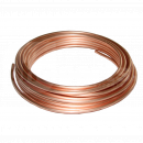PJ3506 Copper Pipe, 1/4in x 30m Coil, 22swg <!DOCTYPE html>
<html lang=\"en\">
<head>
<meta charset=\"UTF-8\">
<title>Copper Pipe Product Description</title>
</head>
<body>
<h1>Copper Pipe</h1>
<p>High-quality copper pipe suitable for a variety of plumbing and heating applications.</p>
<ul>
<li>Diameter: 1/4 inch</li>
<li>Length: 30 meters coil</li>
<li>Thickness: 22 swg (Standard Wire Gauge)</li>
<li>Material: Durable copper construction for long-lasting use</li>
<li>Flexibility: Easily bendable for custom installations</li>
<li>Corrosion Resistant: Ideal for water and gas distribution</li>
<li>Heat Conductivity: Efficient for thermal applications</li>
</ul>
</body>
</html> 