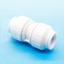 PP1025 Speedfit Equal Straight Connector, 15mm <p>Simply push the fitting fully onto the pipe and twist the plastic nut clockwise to lock in place. Should the need arise to demount the connection unlock the nut and push the collet towards the body of the fitting and pull the pipe to release.</p>

<p>The fitting ensures an easier working environment in confined places and removes the need for hot works on site. Installation can be reduced by around 40% against traditional fixing methods.</p>

<ul>
	<li>Push-fit and demountable connections</li>
	<li>Suitable for hot and cold water and central heating systems</li>
	<li>Grip and Seal connection</li>
	<li>Lead-free and non-toxic</li>
	<li>No scale build up and corrosion free</li>
	<li>BSI and WRAS approved</li>
</ul>

<p><strong>Pipes&nbsp