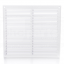 VP2150 Louvre Vent, 9in x 9in, White Plastic <p><span style=\"color:#000000