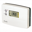 TM2046 Timeswitch, Danfoss TS710, 24hr, 5/2 or 7 Day <p>- Service interval function<br />
- 7 day, 5/2 day or 24 hour programming<br />
- Permanent back lit display<br />
- AM/PM or 24 hour display<br />
- Built-in programmes<br />
- Automatic BST/GMT time change<br />
- Convenient user overrides<br />
- Holiday function<br />
- Industry standard wallplate<br />
- Factory set clock</p>

<p><br />
The TS715 Si single channel electronic timeswitch provides voltage free output contacts making it an ideal solution for use with both line voltage and low voltage control circuits.</p>

<p>It is an ideal solution for combi-boilers, for systems having a common Heating and Hot Water zone, and for the control of additional heating zones.</p>

<p>The TS715 Si can be configured by the installer at time of installation to provide 7 day, 24 hour, or 5 day/2 day operation and either 2 ON/OFFs or 3 ON/OFFs per day, allowing the timeswitch to be tailored to match the specific requirement of the consumer.</p>

<p>The wallplate used follows the industry standard pattern, as used by many of the other time control manufacturers. This allows for direct replacement often without the need for re-wiring.</p>

<p>An additional range of accessories allow the TS715 Si to be used in other upgrade situations where the unit being replaced is larger than the new unit and a decoration scar would normally have been left.</p>

<p>Additional features such as service interval timer, convenient user overrides, built-in ready-to-use programmes, a day programme copy facility as well as a stylish, compact design and easy to read display make the TS715 Si the simple answer to all heating and hot water requirements.</p> 