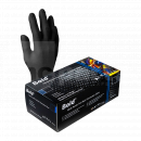 ST1222 Gloves, Bold Black Nitrile 5mm (Box 100), Medium, Powder Free ```html
<!DOCTYPE html>
<html lang=\"en\">
<head>
<meta charset=\"UTF-8\">
<meta http-equiv=\"X-UA-Compatible\" content=\"IE=edge\">
<meta name=\"viewport\" content=\"width=device-width, initial-scale=1.0\">
<title>Product Description: Bold Black Nitrile Gloves</title>
</head>
<body>
<h1>Bold Black Nitrile Gloves - Medium, 5mm</h1>
<p>Discover the superior fit and performance of our Bold Black Nitrile Gloves. Perfect for a wide range of activities, these gloves are designed to protect your hands while providing exceptional comfort and dexterity.</p>

<ul>
<li><strong>Material:</strong> 100% Nitrile for hypoallergenic use</li>
<li><strong>Thickness:</strong> 5mm for enhanced protection</li>
<li><strong>Color:</strong> Bold black for professional and sleek appearance</li>
<li><strong>Size:</strong> Medium to comfortably fit most hands</li>
<li><strong>Quantity:</strong> Box of 100 to keep you stocked up</li>
<li><strong>Powder Free:</strong> Minimizes the risk of contamination and allergic reactions</li>
<li><strong>Textured Fingers:</strong> For improved grip in wet or dry conditions</li>
<li><strong>Flexible Fit:</strong> Snug and comfortable, maintaining tactile sensitivity</li>
<li><strong>Chemical Resistant:</strong> Protects hands from a variety of chemicals and solvents</li>
<li><strong>Ambidextrous Design:</strong> Suitable for both right and left handed users</li>
<li><strong>Non-sterile:</strong> Ideal for non-surgical use</li>
<li><strong>Durable:</strong> High puncture resistance compared to latex or vinyl gloves</li>
<li><strong>Latex-Free:</strong> Safe for individuals with latex allergies</li>
</ul>
</body>
</html>
``` Gloves, Black Nitrile, 5mm, Medium, Powder-Free