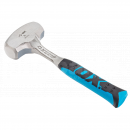 TK1120 Club Hammer, 3lb, OX Pro <ul>
 <li>Forged, one piece steel construction</li>
 <li>Non-slip grip handle with shock reduction</li>
 <li>High quality steel for durability</li>
</ul> 