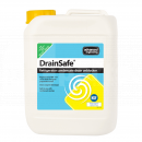 FC8625 NOW FC8605 - DrainSafe Refrigeration Drain Unblocker, 5Ltr <p>DrainSafe is a powerful drain unblocker for use on refrigeration systems. It has been designed to quickly dissolve slime and biofilms. These buildups are commonly found in the condensate lines draining away from chilled storage and dairy cabinets and can cause blockages and the spread of bacteria.</p>

<ul>
	<li>Clears organic blockages</li>
	<li>Safe to use with condensate pumps</li>
	<li>Registered by NSF &ndash