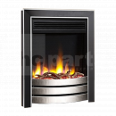 SBF0047 Celsi Ultiflame VR Designer Electric Fire, Silver/Black <!DOCTYPE html>
<html lang=\"en\">
<head>
<meta charset=\"UTF-8\">
<title>Celsi 16in Accent Traditional Electric Fire, Chrome</title>
</head>
<body>
<h1>Celsi 16in Accent Traditional Electric Fire, Chrome</h1>
<p>Experience the warmth and visual charm of the Celsi 16in Accent Traditional Electric Fire. This stylish chrome-finished fireplace brings both elegance and efficient heating to any living space.</p>
<ul>
<li>Traditional design with a modern chrome finish</li>
<li>Plug and play convenience – no installation required</li>
<li>Adjustable flame brightness to create the perfect ambiance</li>
<li>Two heat settings for customized comfort</li>
<li>Thermostat control for energy efficiency</li>
<li>Safe and clean with no actual fire risks</li>
<li>Remote control included for easy operation</li>
</ul>
</body>
</html> 