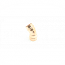 TD1362 Elbow, 45Deg, 15mm Solder Ring <!DOCTYPE html>
<html>
<head>
<title>Elbow 45 Degree 15mm Solder Ring Product Description</title>
</head>
<body>

<h1>Elbow 45 Degree 15mm Solder Ring</h1>

<ul>
<li>Angle: 45° elbow fitting</li>
<li>Size: Suitable for 15mm pipework</li>
<li>Type: Solder ring connection</li>
<li>Material: Manufactured from high-quality copper</li>
<li>Application: Ideal for changing pipe direction in copper plumbing systems</li>
<li>Standards: Complies with relevant standards for plumbing and heating systems</li>
</ul>

</body>
</html> 