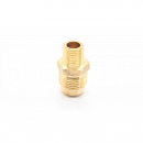 BH4064 Straight Connector, 1/2in Flare x 1/8in MPT <html>
<body>
<h2>Straight Connector</h2>
<p>A straight connector is essential for connecting different components in a plumbing or gas system. This particular straight connector features a versatile 1/2in Flare x 1/8in MPT connection, serving as a reliable and convenient solution for various applications.</p>
<h3>Product Features:</h3>
<ul>
<li><strong>1/2in Flare x 1/8in MPT:</strong> The straight connector has a 1/2 inch flare fitting on one end and a 1/8 inch male pipe thread on the other end. This allows for seamless connection between different parts of the system.</li>
<li><strong>Durable Construction:</strong> Made from high-quality materials, this straight connector ensures durability and longevity, providing a reliable connection that will last.</li>
<li><strong>Easy to Install:</strong> The straight connector is designed for easy installation, making it suitable for both professional plumbers and DIY enthusiasts.</li>
<li><strong>Versatile Application:</strong> With its 1/2in flare x 1/8in MPT connection, this straight connector can be used in a wide range of plumbing and gas systems, providing flexibility and compatibility.</li>
<li><strong>Secure Connection:</strong> The connector is designed to provide a secure and leak-free connection, giving you peace of mind and ensuring the proper functioning of your system.</li>
</ul>
</body>
</html> Straight Connector, 1/2in Flare, 1/8in MPT