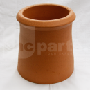 POT0100 Chimney Pot, 300mm Roll Top, Terracotta <!DOCTYPE html>
<html lang=\"en\">
<head>
<meta charset=\"UTF-8\">
<meta name=\"viewport\" content=\"width=device-width, initial-scale=1.0\">
<title>Product Description - Chimney Pot</title>
</head>
<body>
<h1>Chimney Pot - 300mm Roll Top, Terracotta</h1>
<p>The 300mm Roll Top Chimney Pot in Terracotta is an essential addition to any classic home. Designed for superior functionality, it offers an elegant solution to roof ventilation and protection against rain entry.</p>
<ul>
<li>Size: 300mm Internal Diameter</li>
<li>Material: High-quality terracotta</li>
<li>Finish: Roll top design for both aesthetic appeal and improved rain protection</li>
<li>Compatibility: Suitable for use with a wide range of flue systems</li>
<li>Installation: Easy to install on new or existing chimney stacks</li>
<li>Durability: Terracotta construction ensures long-lasting performance and resistance to weather elements</li>
</ul>
</body>
</html> 