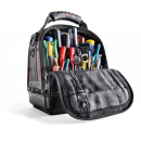 TJ6010 Veto Pro Tool Bag, Contractor MC, 5yr Warranty <!DOCTYPE html>
<html lang=\"en\">
<head>
<meta charset=\"UTF-8\">
<meta name=\"viewport\" content=\"width=device-width, initial-scale=1.0\">
<title>Veto Pro Tool Bag, Contractor MC</title>
</head>
<body>
<h1>Veto Pro Tool Bag, Contractor MC</h1>
<p>Designed for the professional contractor, the Veto Pro Tool Bag MC series offers unparalleled durability, organization, and reliability for on-site jobs or service calls.</p>
<ul>
<li>Heavy-duty construction for long-lasting use</li>
<li>Vertical tool pockets: 46 interior and exterior pockets of various sizes</li>
<li>Waterproof base (3mm thick polypropylene) prevents tool damage from wet surfaces</li>
<li>Ergonomic design with padded shoulder strap and handles for comfortable transport</li>
<li>5-year manufacturer warranty for peace of mind</li>
<li>Marine-proof rivets and industrial strength zippers for robust operation</li>
<li>Compact size (9.8\" H x 16\" L x 9.5\" W) for easy handling and storage</li>
</ul>
</body>
</html> 