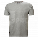 HH3895 Helly Hansen Chelsea Evolution Tee, Grey Melange, 3XL <h3>Helly Hansen Chelsea Evolution Tee, Grey Melange, 3XL</h3><p>The Chelsea Evolution collection puts emphasis on style, comfort and utility. It provides exceptional functionality whilst supporting a variety of working conditions, making it an excellent choice for the modern tradesmen.</p><p>Gear up with the Chelsea Evo tee. The combination of super soft cotton and polyester creates ultimate comfort. The 5% stretch material increases the exceptional comfort without limits. A Lightweight and comfortable t-shirt designed to be comfortable for working in all day. Minimal branding makes it easy to add a company name or logo to create a unique look for you and your colleagues. </p><p></p><p><strong>Main Features:</strong></p><ul><li> Flatlock stitching with contrast color stitching.</li> 
<li> Lightweight and comfortable.</li> 
<li> Fitted cut.</li> 
<li> Minimal HH branding, customisable with your company name, logo or branding.</li> </ul><p>Colour: <strong>Grey/Melange</strong></p><p>Founded in Norway in 1877, Helly Hansen continues to develop professional-grade apparel that helps people stay and feel alive. Through insights drawn from living and working in the world’s harshest environments, the company has developed a long list of first-to-market innovations, including the first supple waterproof fabrics more than 140 years ago. </p><p>All of this has lead to the creation of exceptional quality and high-performance working clothes, from oceans to mountains, Helly Hansen workwear is designed to withstand extreme environments and is the favourite clothing choice for a range of professional industries across the globe.</p> 