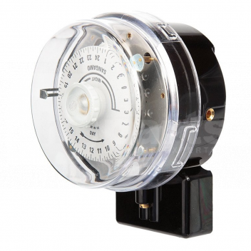 TM0020 Timeswitch Sangamo S255-2 20amp Day Omit On, 4 Pin Base <p>Round Pattern (RPTS) Standard time switches are robust, 20amp switches that are ideal for the switching of heating and lighting applications- up to three times a day. The S255 has a 4-pin base which means it has independent motor connections which enable a different switching circuit voltage from the voltage powering the time switch. The day omit feature means you can skip any day of the week if necessary. There is also a manual override button for your convenience. The S255 is a fit-and-forget time clock.</p>

<ul>
	<li>Programming: 24 hour with 2 or 3 on/off operations</li>
	<li>Current Rating: 20A</li>
	<li>Connection Pins:&nbsp