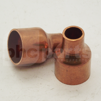 TD4044 Reducing Coupler, 3/4in x 3/8in, End Feed Copper <!DOCTYPE html>
<html lang=\"en\">
<head>
<meta charset=\"UTF-8\">
<meta name=\"viewport\" content=\"width=device-width, initial-scale=1.0\">
<title>Reducing Coupler Product Description</title>
</head>
<body>
<div>
<h1>Reducing Coupler, 3/4in x 3/8in, End Feed Copper</h1>
<ul>
<li>Durable copper construction</li>
<li>End feed connection for a secure fit</li>
<li>Designed for joining two different pipe sizes: 3/4in and 3/8in</li>
<li>Resistant to corrosion and high temperatures</li>
<li>Ideal for plumbing applications</li>
<li>Easy to install with soldering</li>
<li>Meets industry standards and certifications</li>
</ul>
</div>
</body>
</html> 