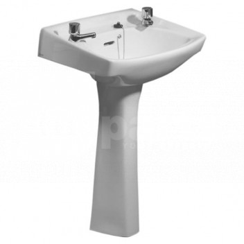 BSG1104 Twyford Classic 560mm Wash Basin, 2 Tap Holes ```html
<!DOCTYPE html>
<html lang=\"en\">

<head>
<meta charset=\"UTF-8\">
<title>Twyford Classic 560mm Wash Basin</title>
</head>

<body>
<section id=\"product-description\">
<h1>Twyford Classic 560mm Wash Basin with 2 Tap Holes</h1>
<img src=\"path/to/image-of-twyford-wash-basin.jpg\" alt=\"Twyford Classic Wash Basin\" />
<p>Upgrade your bathroom with the elegant and timeless Twyford Classic Wash Basin. Perfect for both modern and traditional bathroom settings, this basin combines functionality with style. Crafted from high-quality ceramic, it ensures durability and long-lasting use.</p>
<ul>
<li>Dimensions: 560mm (W) x 415mm (D) for ample washing space</li>
<li>Features 2 pre-drilled tap holes, suitable for standard basin taps</li>
<li>Constructed from high-quality vitreous china for durability and easy cleaning</li>
<li>Classic white finish that complements any bathroom decor</li>
<li>Integrated overflow system to prevent water spillage and overflow incidents</li>
<li>Easy to install with fixing kit (not included)</li>
<li>Compatible with pedestal (sold separately) for a cohesive bathroom look</li>
<li>Manufactured by Twyford, a renowned brand with a history of excellence in sanitaryware</li>
</ul>
</section>
</body>

</html>
``` Twyford Classic Basin, 560mm Washbasin, Twyford 2 Tap Holes, Twyford Bathroom Sink, Classic 560mm 2 Tap Basin