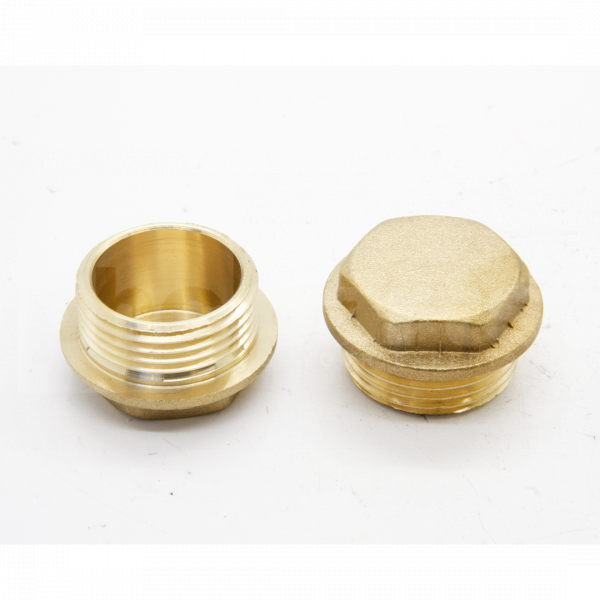 Brass Plug, Flanged, 1in BSP - BH0330