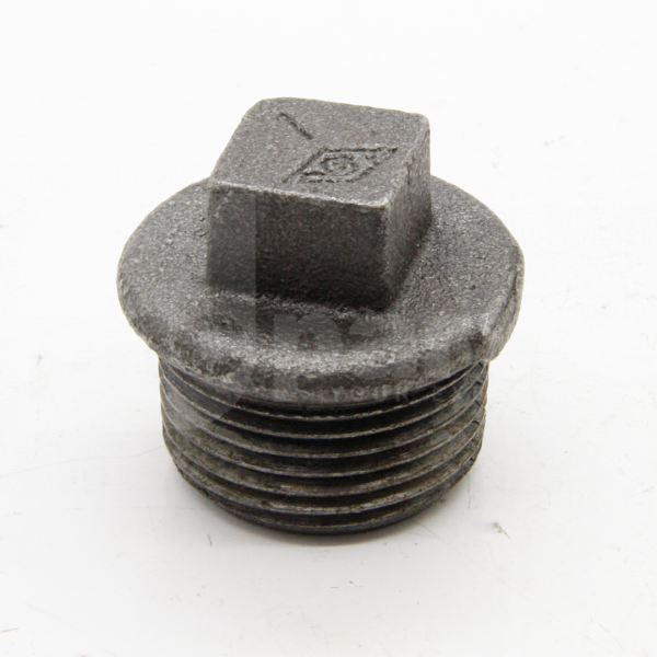 Plug, Flanged, Black Iron, 1in BSP - BH2080