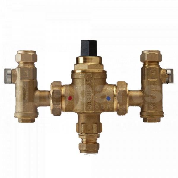 Thermostatic Mixing Valve, 15mm, TMV3 (With Isolating Valves), Horne - PL1366