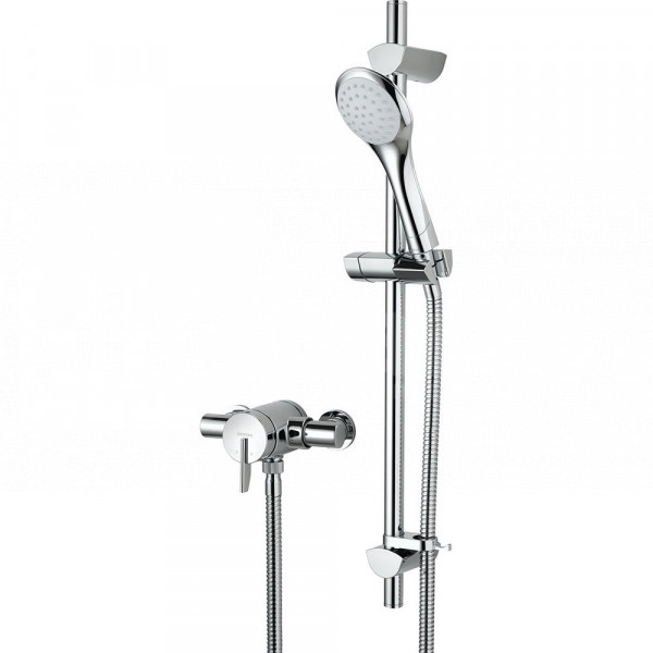 Bristan Sonique Lever Shower Valve (Exposed) with Riser Kit - PSB1302