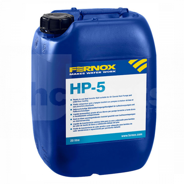 OBSOLETE - Fernox HP5 RTU ASHP & Underfloor Heat Transfer Fluid, 20Ltr - FC1133