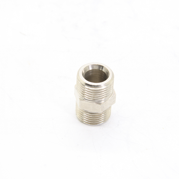 Adaptor Nipple, 3/8in x 3/8in for Flexible Oil pipe. - OA2125