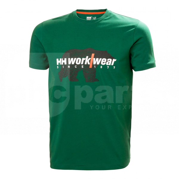 Helly Hansen Graphic T-Shirt, Green, XL - HH3853