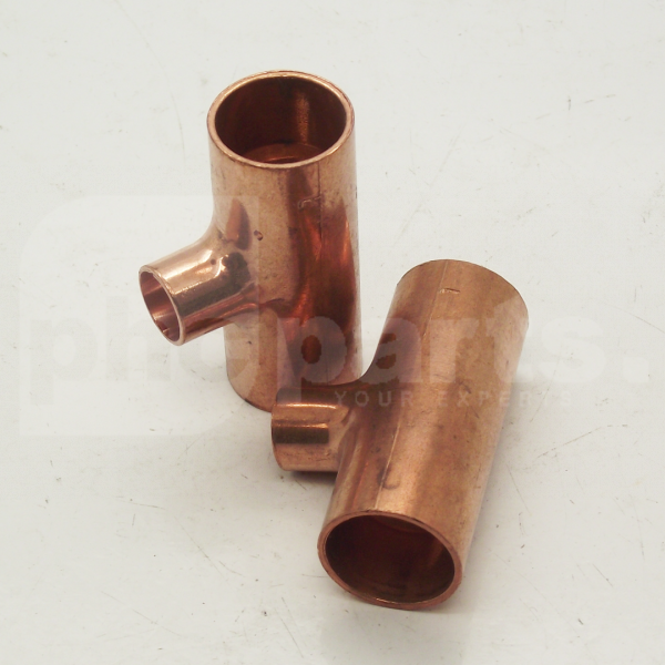 Tee, Reducing, 5/8in x 5/8in x 3/8in, End Feed Copper - TD4524