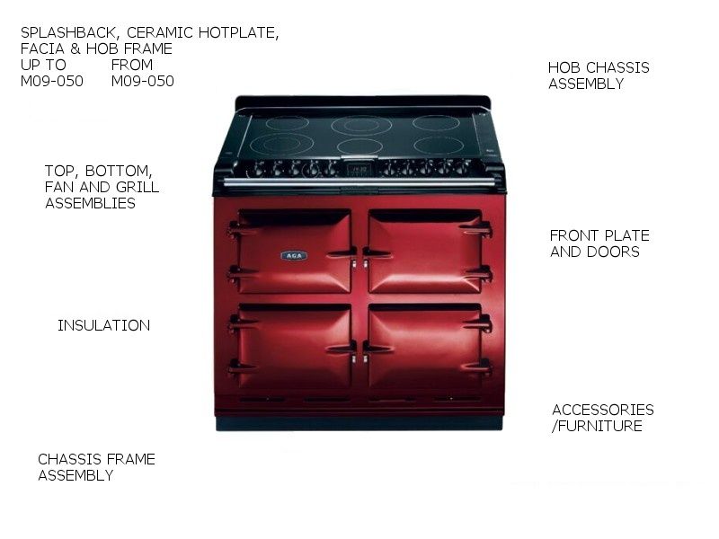 AGA Electric Cooker - Six-Four Ceramic Hob - appliance_5785