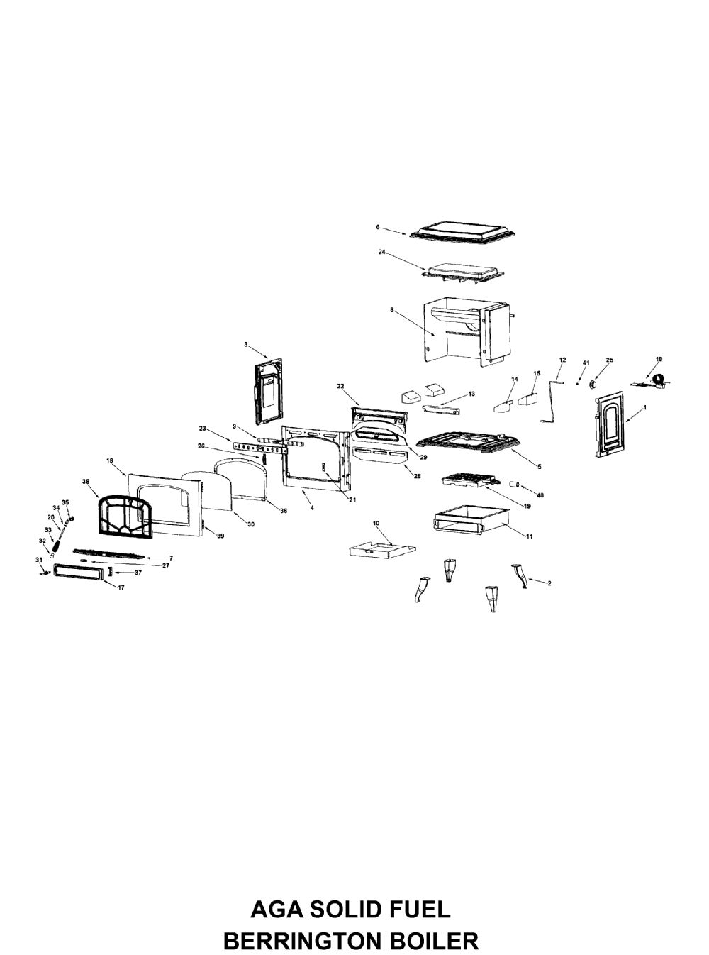 AGA Stove (S.Fuel) - Berrington Blr - appliance_5801