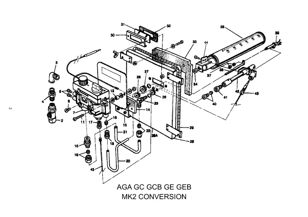 AGA Gas Cooker - GC GCB GE GEB Mk 2 Conversion - appliance_5824