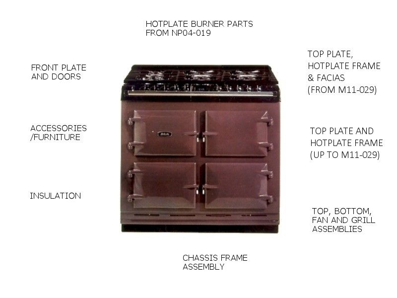AGA Gas Cooker - Six-Four FFD - appliance_5754