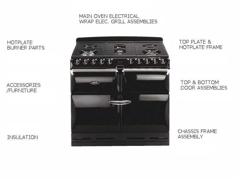 AGA Gas Cooker - Masterchef Deluxe DF - appliance_5756