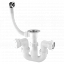 PPM2148 McAlpine Contract Sink Trap, 1.5in, with Waste & Overflow & Washing Ma <!DOCTYPE html>
<html>
<head>
<title>McAlpine Contract Sink Trap Product Description</title>
</head>
<body>

<div class=\"product-description\">
<h1>McAlpine Contract Sink Trap, 1.5in</h1>
<ul>
<li>Standard 1.5-inch connection suitable for most kitchen sinks</li>
<li>Integrated waste and overflow system for efficient drainage</li>
<li>Compatible with washing machine or dishwasher connections</li>
<li>Constructed from high-quality, durable materials for long-lasting use</li>
<li>Easy to install and maintain</li>
<li>Adjustable inlet makes it simple to fit in tight spaces</li>
<li>Traps debris to prevent pipe blockages</li>
<li>Conforms to standard plumbing codes and certifications</li>
</ul>
</div>

</body>
</html> 
