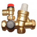 PL1410 Multibloc, (Press Reducing/Loose nut PRV) 3/6Bar, Tribune HE, Copperfo <p><strong>Series 533 Caleffi cold water inlet control valve (commonly known as a Multibloc valve) with 22mm compression connections.</strong></p>

<p>Features a 3 bar pressure reducing valve and 6 bar safety relief valve with loose nut connection, built in strainer, non return valve and pressure gauge and expansion vessel connection points.</p>

<p>Fitted to many types of domestic unvented cylinders such as Range Tribune, Copperflo, Telford, Albion Ultrasteel and others.</p>

<ul>
	<li>Pressure reducing valve: 6.0bar</li>
	<li>Pressure relief valve: 3.0bar</li>
	<li>Maximum inlet pressure: 12.00bar</li>
</ul>

<p><strong>There are many variations of this valve available, for example with different pressure settings and pressure relief valve connections. Please contact us for price and availability on other combination valves.&nbsp