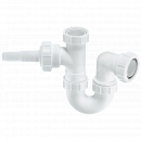 PPM2154 McAlpine Sink Trap, 1.5in, with Nozzle for Appliance Discharge, 75mm W <!DOCTYPE html>
<html>
<head>
<title>McAlpine Sink Trap Product Description</title>
</head>
<body>
<h1>McAlpine Sink Trap</h1>
<ul>
<li>Size: 1.5in</li>
<li>Integrated nozzle for appliance discharge</li>
<li>Water Seal Depth: 75mm</li>
<li>Material: Durable Polypropylene</li>
<li>Adjustable inlet makes installation easy</li>
<li>Anti-siphon design prevents water siphoning from the trap</li>
<li>Suitable for most domestic kitchen sinks</li>
<li>Easy to clean and maintain</li>
</ul>
</body>
</html> 
