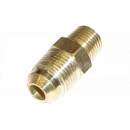 OA2230 Flared Adaptor c/w nut, 10mm Flare x 1/4in BSPT Male <!DOCTYPE html>
<html>
<head>
<title>Product Description</title>
</head>
<body>
<h2>Flared Adaptor c/w Nut</h2>
<p>Product Code: ABC-123</p>
<h3>Product Features:</h3>
<ul>
<li>High-quality brass construction</li>
<li>Flare connection size: 10mm</li>
<li>Male thread size: 1/4in BSPT</li>
<li>Includes nut for secure connection</li>
<li>Durable and long-lasting</li>
<li>Compatible with various plumbing and gas systems</li>
<li>Easy to install and use</li>
</ul>
<p>Upgrade your plumbing system with this flared adaptor. Made from high-quality brass, it ensures a reliable and leak-free connection. The 10mm flare size allows for easy integration into your existing system, while the 1/4in BSPT male thread provides compatibility with various plumbing and gas systems. The included nut ensures a secure and tight connection.</p>
<p>Whether you\'re a professional plumber or a DIY enthusiast, this flared adaptor is a must-have for your toolkit. Easy to install and use, it offers exceptional durability and long-lasting performance.</p>
</body>
</html> Flared Adaptor, nut, 10mm Flare, 1/4in BSPT Male