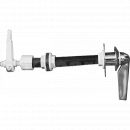 PS1202 Concealed Cistern Lever Kit, 210mm Spindle, Chrome Lever  