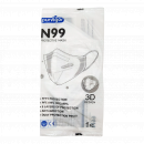 ST1018 Face Mask, FFP3 / KN99, Disposable (Each) <p>Individual disposable safety face mask, for your protection. With four layers of protection: Non-Woven, PP Cotton, Cotton and activated carbon.</p>

<p>These face masks offer invaluable protection for you to a FFP3 standard: perfect for use in dusty and dirty environments, on the go, and day to day usage. FFP3 masks are to protect you against moderate levels of dust, solid and liquid aerosols.&nbsp