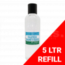CF1387 Super Sanitiser Hand Sanitiser, 5Ltr Refill Alcohol Based, Expert Rnge <!DOCTYPE html>
<html>
<head>
<title>Super Sanitiser Hand Sanitiser</title>
</head>
<body>
<h1>Super Sanitiser Hand Sanitiser</h1>

<h2>Product Description:</h2>
<p>Introducing the Super Sanitiser Hand Sanitiser from the Expert Range. This 5Ltr refill alcohol-based hand sanitiser is perfect for ensuring you have a clean and germ-free environment. It provides quick and effective disinfection without the need for water or soap.</p>

<h2>Product Features:</h2>
<ul>
<li>5Ltr refill size</li>
<li>Alcohol-based formula</li>
<li>Expert Range</li>
<li>Quick and effective disinfection</li>
<li>No need for water or soap</li>
<li>Kills 99.9% of germs and bacteria</li>
<li>Keeps hands moisturized with added emollients</li>
<li>Non-sticky and quick-drying</li>
<li>Convenient and easy to use</li>
<li>Ideal for households, offices, schools, and public spaces</li>
</ul>
</body>
</html> Super Sanitiser Hand Sanitiser, 5Ltr Refill, Alcohol Based, Expert Range