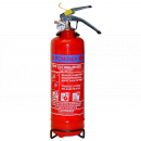 ST1055 Fire Extinguisher, Powder 1Kg <!DOCTYPE html>
<html>
<head>
<title>Fire Extinguisher, Powder 1Kg Product Description</title>
</head>
<body>

<article>
<h1>1Kg Powder Fire Extinguisher</h1>
<p>Ensure safety in your home, office, or workshop with our high-quality 1Kg Powder Fire Extinguisher. Designed for tackling small fires efficiently, this extinguisher is a must-have safety device for emergency fire protection.</p>

<ul>
<li>Type: Dry Powder</li>
<li>Weight: 1 Kilogram</li>
<li>Rating: 5A 34B C</li>
<li>Suitable for Class A, B, and C fires</li>
<li>Easy-to-read pressure gauge</li>
<li>Includes mounting bracket for easy installation</li>
<li>Compact and lightweight design</li>
<li>Comes with a safety pin to prevent accidental discharge</li>
<li>Conforms to BS EN3 standards</li>
</ul>

</article>

</body>
</html> 