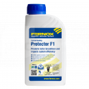 FC1018 Fernox F1 Central Heating Protector, 500ml <!DOCTYPE html>
<html>
<head>
<title>Fernox F1 Central Heating Protector, 500ml</title>
</head>
<body>
<h1>Fernox F1 Central Heating Protector, 500ml</h1>
<ul>
<li>High-performance central heating protector</li>
<li>Ensures maximum efficiency and longevity of your central heating system</li>
<li>Prevents the build-up of sludge, limescale, and corrosion</li>
<li>Compatible with all types of boilers and metals commonly found in heating systems</li>
<li>Easy to use - can be added via a radiator or filling loop</li>
<li>Does not require additional equipment or flushing after use</li>
<li>Comes in a convenient 500ml bottle</li>
<li>Provides long-lasting protection for up to 5 years</li>
<li>Reduces energy bills by improving heat transfer efficiency</li>
<li>Reduces boiler noise and maintains system quietness</li>
<li>Prevents pump seizing, boiler breakdowns, and blockages</li>
<li>Environmentally friendly and non-toxic formula</li>
<li>Recommended by professionals for maintaining a healthy central heating system</li>
</ul>
</body>
</html> Fernox F1, Central Heating Protector, 500ml