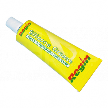 LU1136 Silicone Grease, (WRC Approved) Regin 50g <!DOCTYPE html>
<html>
<head>
<title>Product Description - Silicone Grease</title>
</head>
<body>
<h1>Silicone Grease (WRC Approved) - 50g</h1>

<h2>Product Features:</h2>
<ul>
<li>High-quality silicone grease, perfect for various applications</li>
<li>WRC (Water Regulations Advisory Scheme) approved</li>
<li>Ensures excellent sealing and lubrication properties</li>
<li>Resistant to water, chemicals, and extreme temperatures</li>
<li>50g container for convenient use and storage</li>
<li>Helps prevent rust and corrosion</li>
<li>Provides long-lasting performance</li>
<li>Easy to apply and spreads evenly</li>
<li>Ideal for use in plumbing, automotive, industrial, and household applications</li>
</ul>
</body>
</html> Silicone Grease, WRC Approved, Regin, 50g