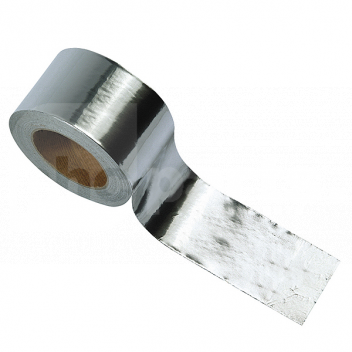 JA6055 Foil Faced Tape, 75mm Wide x 45m Roll <!DOCTYPE html>
<html>
<head>
<title>Foil Faced Tape, 75mm Wide x 45m Roll</title>
</head>
<body>
<h1>Foil Faced Tape</h1>
<h2>Product Description:</h2>
<p>Our Foil Faced Tape is an essential tool for various applications, offering excellent adhesion and durability. It is perfect for sealing and joining foil-faced insulation materials, helping to create airtight barriers and prevent heat loss. The tape is 75mm wide and comes in a 45m roll, providing ample length for your needs. </p>

<h2>Useful Product Features:</h2>
<ul>
<li>Strong adhesive backing ensures a secure and long-lasting bond</li>
<li>Effectively seals and joins foil-faced insulation materials</li>
<li>Helps to create airtight barriers, minimizing heat loss</li>
<li>75mm wide size covers larger areas efficiently</li>
<li>45m roll provides ample length for various projects</li>
<li>Highly durable and resistant to wear and tear</li>
<li>Can be easily applied and cut for flexible usage</li>
</ul>
</body>
</html> Foil Faced Tape, 75mm Wide, 45m Roll
