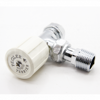 VG1060 Rad Valve, Terrier 367CPWH, 15mm x 1/2in Angle, Chrome Plated <p>15mm x 1/2&quot