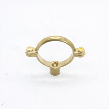PJ4425 Pipe Ring, Single, 42mm, Cast Brass (10mm Tapped) <!DOCTYPE html>
<html lang=\"en\">
<head>
<meta charset=\"UTF-8\">
<meta name=\"viewport\" content=\"width=device-width, initial-scale=1.0\">
<title>Product Description: 42mm Cast Brass Pipe Ring</title>
</head>
<body>
<h1>42mm Cast Brass Pipe Ring</h1>
<ul>
<li>Size: Single, 42mm diameter</li>
<li>Material: Durable Cast Brass</li>
<li>Thread Specification: 10mm Tapped Hole</li>
<li>Application: Ideal for securing and supporting pipework</li>
</ul>
</body>
</html> 