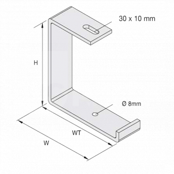 FX7608 Hanging Bracket for Cable Tray, C Type, 300mm <!DOCTYPE html>
<html>
<head>
<title>Hanging Bracket for Cable Tray</title>
</head>
<body>

<h1>Hanging Bracket for Cable Tray</h1>

<p>This Hanging Bracket is designed to securely hang and support cable trays, providing a convenient and organized solution for cable management. The C Type design ensures a secure fit and stability, perfect for various industrial and commercial applications.</p>

<h2>Product Features:</h2>
<ul>
<li>High-quality construction for durability and longevity</li>
<li>Easily adjustable to fit cable trays with a width of up to 300mm</li>
<li>C Type design ensures a secure fit and stability</li>
<li>Simple installation process</li>
<li>Allows for efficient cable management and organization</li>
<li>Provides a clean and professional appearance</li>
<li>Suitable for both industrial and commercial applications</li>
</ul>

</body>
</html> Hanging Bracket, Cable Tray, C Type, 300mm