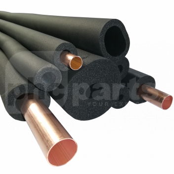 PJ6538 Pipe Insulation, 5/8in (15mm) Bore x 1/2in (13mm) Wall x 2m Length <!DOCTYPE html>
<html>
<head>
<title>Product Description: Pipe Insulation</title>
</head>
<body>

<h1>Pipe Insulation</h1>

<p>Keep your pipes protected and insulated with our high-quality pipe insulation material. Ideal for both residential and commercial applications, this insulation is designed to maintain temperature and increase efficiency in your piping systems.</p>

<ul>
<li>Bore Size: 5/8 inch (15mm)</li>
<li>Wall Thickness: 1/2 inch (13mm)</li>
<li>Length: 2 meters</li>
<li>Material: Durable foam construction for long-lasting use</li>
<li>Temperature Range: Suitable for high and low-temperature applications</li>
<li>Easy Installation: Pre-slit for quick and easy installation on existing and new pipes</li>
<li>Energy Efficient: Reduces heat loss and increases energy savings</li>
<li>Application Versatility: Ideal for plumbing, HVAC systems, and industrial applications</li>
</ul>

</body>
</html> 