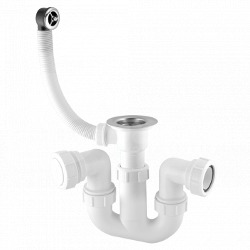 PPM2148 McAlpine Contract Sink Trap, 1.5in, with Waste & Overflow & Washing Ma <!DOCTYPE html>
<html>
<head>
<title>McAlpine Contract Sink Trap Product Description</title>
</head>
<body>

<div class=\"product-description\">
<h1>McAlpine Contract Sink Trap, 1.5in</h1>
<ul>
<li>Standard 1.5-inch connection suitable for most kitchen sinks</li>
<li>Integrated waste and overflow system for efficient drainage</li>
<li>Compatible with washing machine or dishwasher connections</li>
<li>Constructed from high-quality, durable materials for long-lasting use</li>
<li>Easy to install and maintain</li>
<li>Adjustable inlet makes it simple to fit in tight spaces</li>
<li>Traps debris to prevent pipe blockages</li>
<li>Conforms to standard plumbing codes and certifications</li>
</ul>
</div>

</body>
</html> 