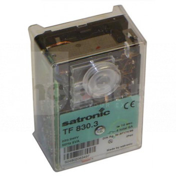SF0045 Control Box, Oil, Satronic TF830.3, 240v, Single Stage <p style=\"line-height: 19.2pt