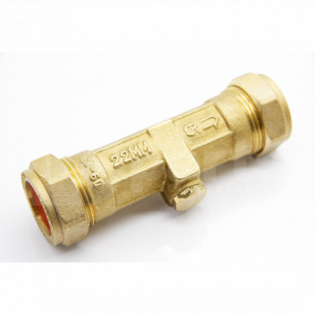 PL1136 Non Return Double Check Valve, 22mm CxC <!DOCTYPE html>
<html lang=\"en\">
<head>
<meta charset=\"UTF-8\">
<meta name=\"viewport\" content=\"width=device-width, initial-scale=1.0\">
<title>Product Description - Non Return Double Check Valve</title>
</head>
<body>

<div class=\"product-description\">
<h1>Non Return Double Check Valve, 22mm CxC</h1>
<ul>
<li>Size: 22mm Compression Fitting</li>
<li>Double Check Valve: Prevents backflow and contamination of the water supply</li>
<li>Material: High-quality brass body for durability and longevity</li>
<li>Non Return Functionality: Ensures one-way flow of water</li>
<li>Easy Installation: Compression fittings for quick and secure installation</li>
<li>Suitable for domestic and commercial plumbing systems</li>
<li>Conforms to industry standards for safety and reliability</li>
</ul>
</div>

</body>
</html> 