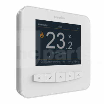 TN1472 Programmable Room Stat, 230v, Heatmiser NeoStat V2, White <!DOCTYPE html>
<html lang=\"en\">
<head>
<meta charset=\"UTF-8\">
<meta name=\"viewport\" content=\"width=device-width, initial-scale=1.0\">
<title>Heatmiser NeoStat V2 Programmable Room Stat</title>
</head>
<body>
<h1>Heatmiser NeoStat V2 Programmable Room Stat - White</h1>
<ul>
<li>Programmable thermostat for efficient heating control</li>
<li>230v power supply requirement for robust performance</li>
<li>Sleek white design that complements any interior</li>
<li>Easy to use interface with a backlit LCD display</li>
<li>Multiple heating schedules for better energy management</li>
<li>Can be controlled remotely via smartphone with the NeoHub (sold separately)</li>
<li>Compatible with the Heatmiser Neo ecosystem for smart home integration</li>
<li>Self-learning functionality for optimizing heating times</li>
<li>Temperature hold feature to temporarily override schedule</li>
<li>Easily configurable for both residential and commercial settings</li>
<li>Frost protection mode to prevent freezing temperatures</li>
</ul>
</body>
</html> 