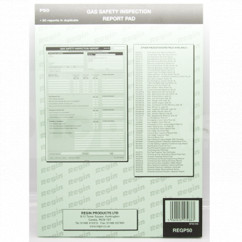 TJ5016 Gas Safety Inspection Report Pad (50 Reports in Duplicate) <!DOCTYPE html>
<html lang=\"en\">
<head>
<meta charset=\"UTF-8\">
<meta name=\"viewport\" content=\"width=device-width, initial-scale=1.0\">
<title>Gas Safety Inspection Report Pad</title>
</head>
<body>
<h1>Gas Safety Inspection Report Pad</h1>
<p>This Gas Safety Inspection Report Pad is an essential tool for engineers to record and report on the safety of gas installations.</p>

<ul>
<li><strong>50 Sets of Reports:</strong> Each pad contains 50 individual reports in duplicate for record keeping.</li>
<li><strong>Duplicate Copies:</strong> Create one copy for the engineer and one for the customer or records.</li>
<li><strong>Clear Layout:</strong> Reports are designed to be easy to fill out with clear sections for all relevant details.</li>
<li><strong>Comprehensive Checklists:</strong> Include checks for appliances, pipework, and ventilation to comply with safety standards.</li>
<li><strong>Carbonless Copy Paper:</strong> No messy carbon sheets required for duplicate copies.</li>
<li><strong>Professional Presentation:</strong> Ensure a professional image while carrying out inspections.</li>
<li><strong>Easy to Detach:</strong> Perforated pages make it simple to tear out individual reports.</li>
<li><strong>Regulatory Compliance:</strong> Helps comply with legal requirements for gas safety inspections.</li>
</ul>
</body>
</html> 